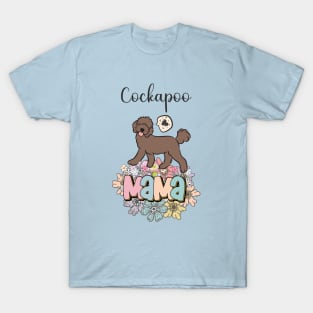 Chocolate Brown Cockapoo Mama T-Shirt